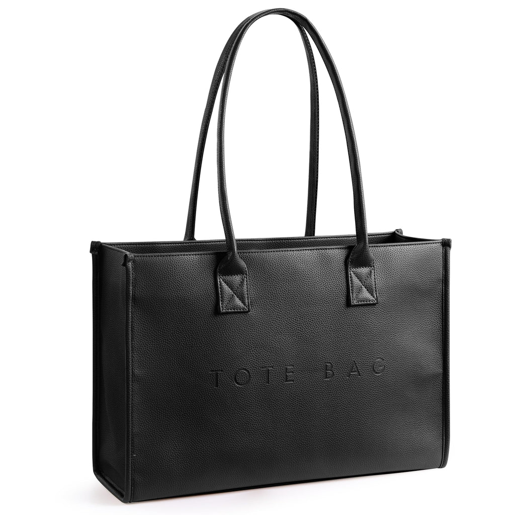 KALIDI Oversize Pu Leather Tote Bag Large Capacity Shoulder Bag Women Weekender Bag Shopper Handbags Purses with Top Handle