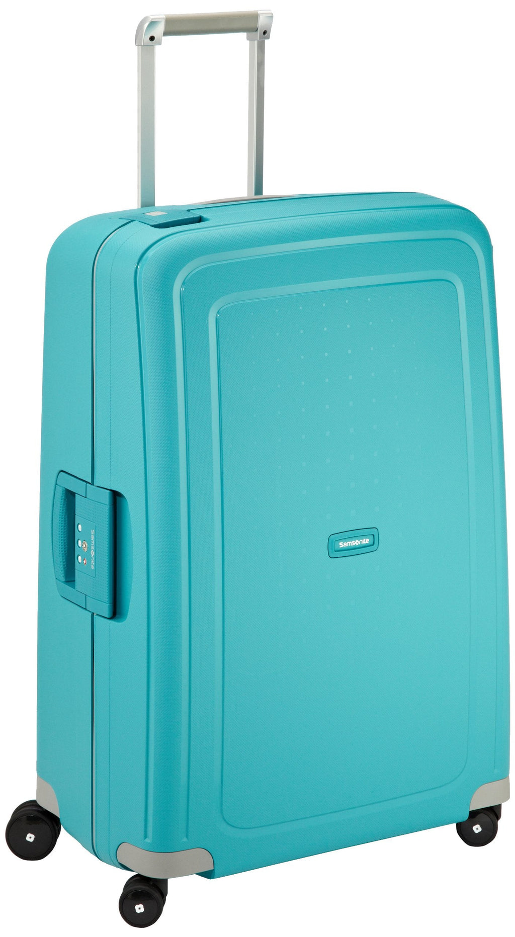 Samsonite S'Cure - Spinner, Aqua Blue, L (75 cm - 102 L), Spinner