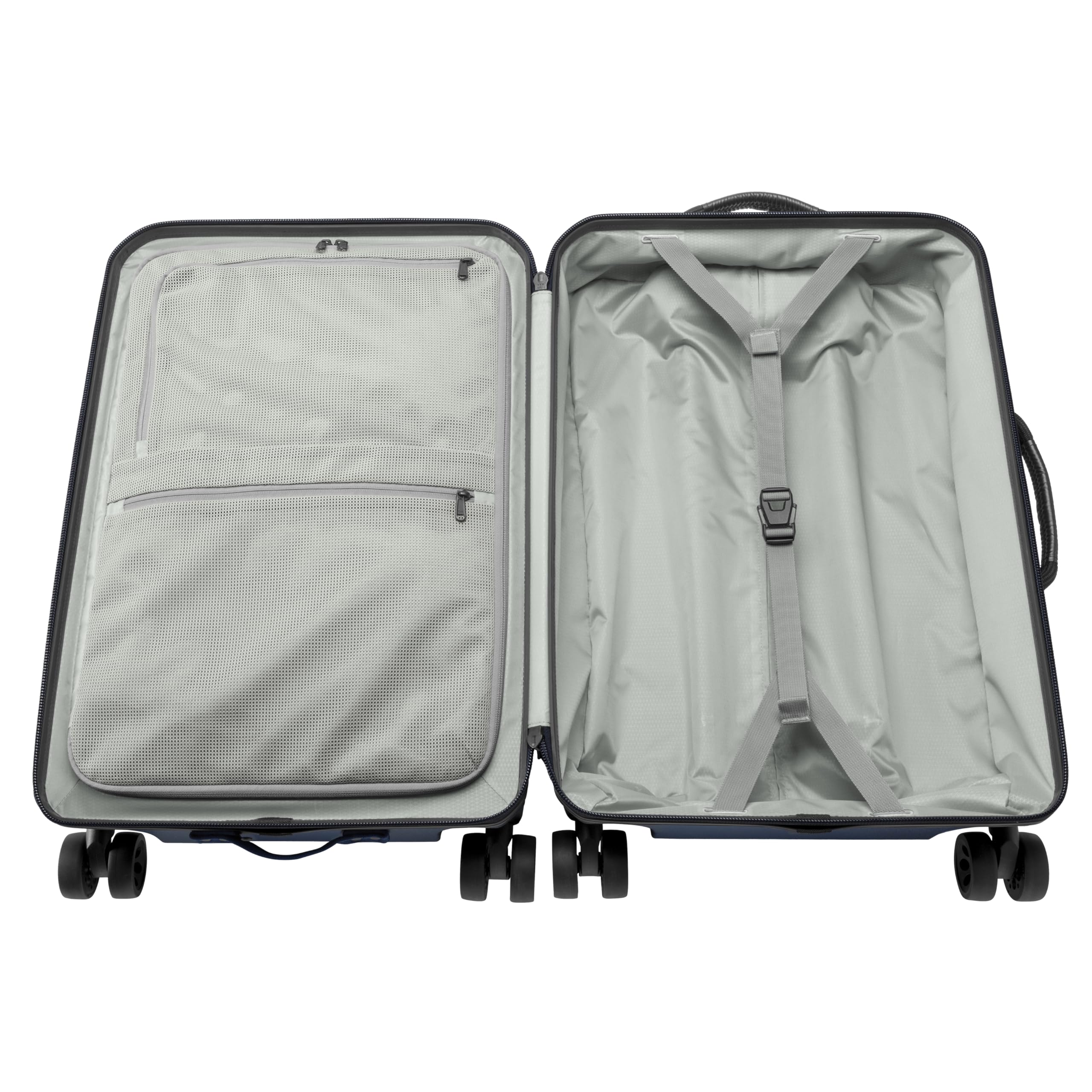 Eagle Creek Tarmac 4-Wheel 26" Luggage - Durable Rolling Suitcase for Secure Storage - Smooth Spinning Wheels - Telescoping Handle - Locking Zippers - Front Quick-Access Pocket - Blue Jay