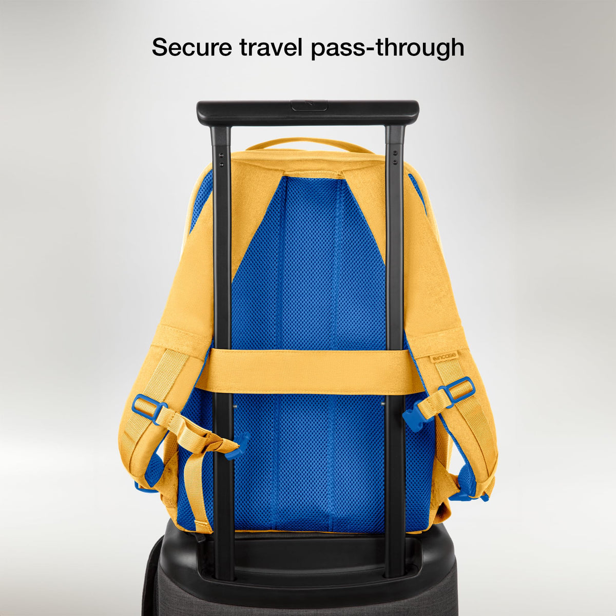 Incase Facet 25L Durable Travel Backpack + Laptop Bag with Computer Sleeve with Quick Release Strap - Carry On Backpack (Sunflower, 25L)