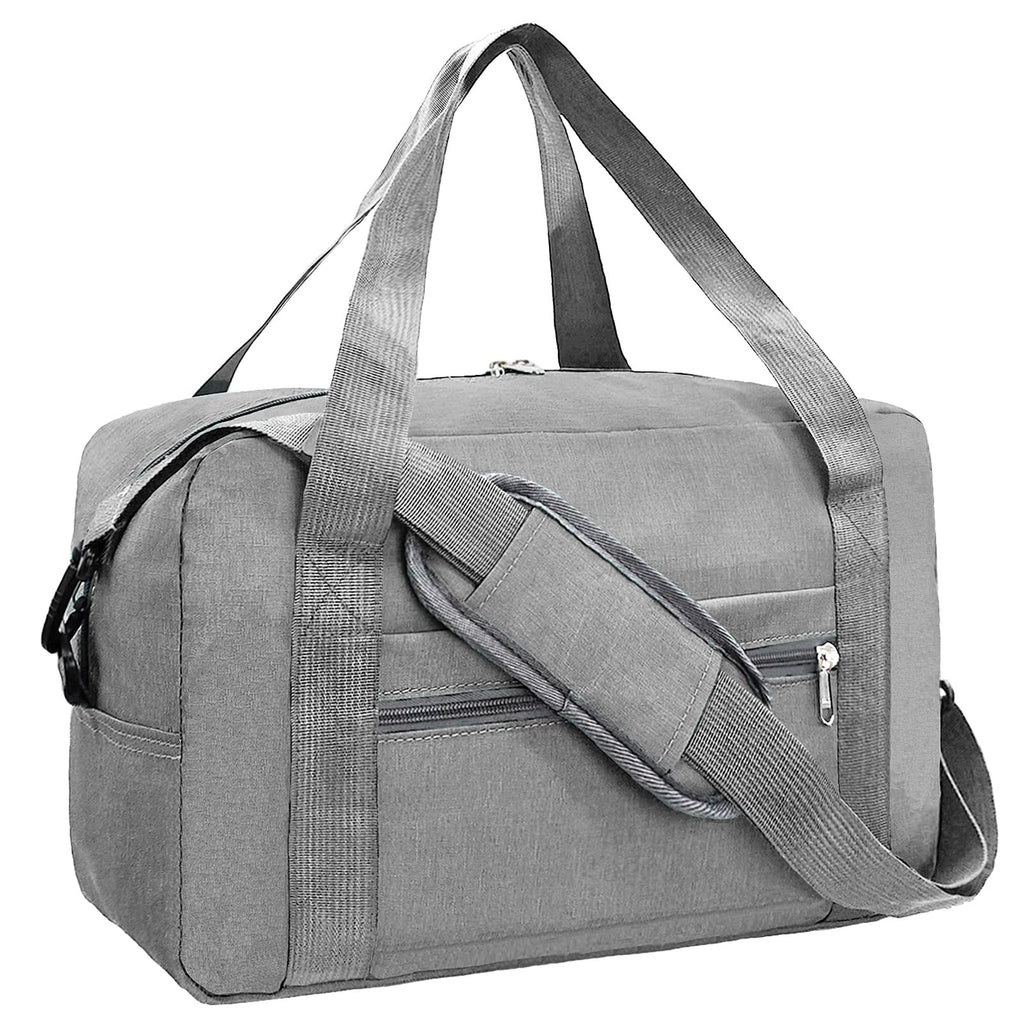 lifwimner For Spirit Airlines Personal Item Bag 18x14x8 in Underseat Carry-on Luggage foldable Travel Duffle Bag for Airplanes(30L, Dark Grey)