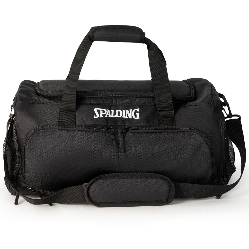 Spalding Gym Bag for Men & Women Duffle Bag with Wet & Shoe Compartment - 55L Capacity Large Workout Bags for Travel, Sports