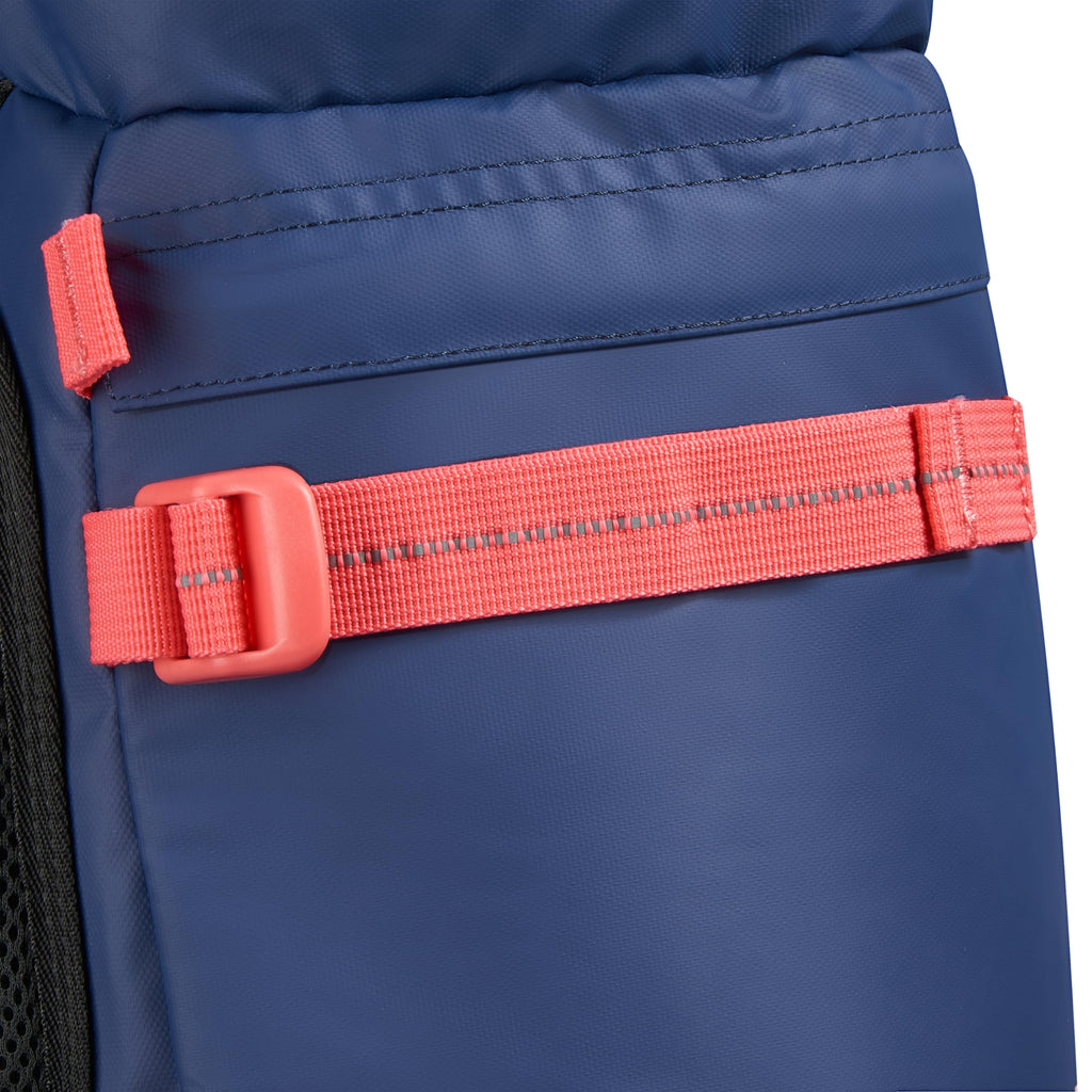 Jeep JS013C Cylindrical Laptop Travel Backpack, Navy