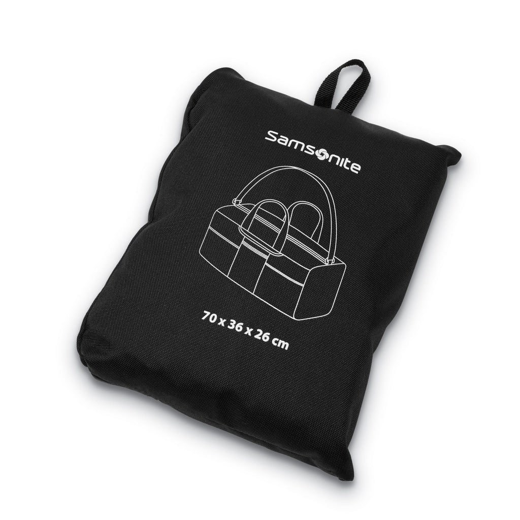 Samsonite Foldaway Packable Duffel Bag, Black, Medium