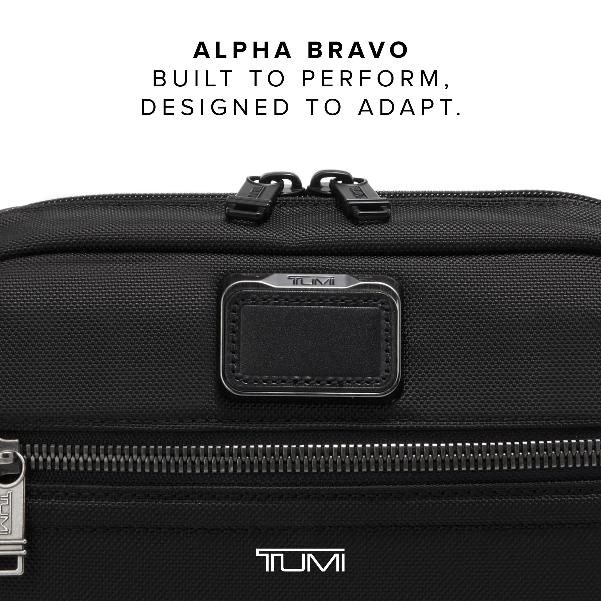 TUMI - Alpha Bravo Response Travel Kit - Men's Travel Organizer - Hanging Toiletry Bag - 6.3" X 9.5" X 3.5" - Black