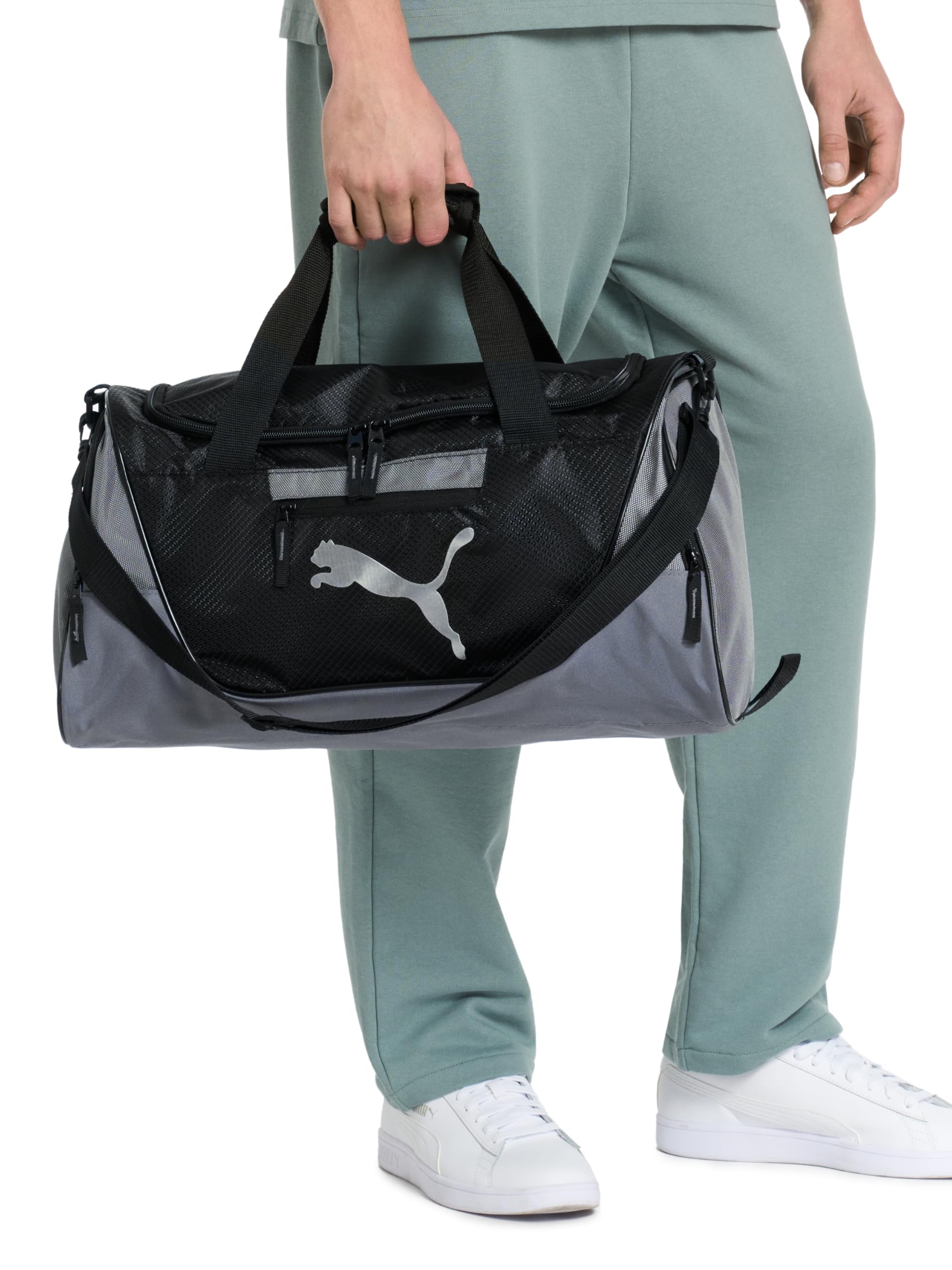 PUMA Evercat Contender Duffel Bag, Gray, OS