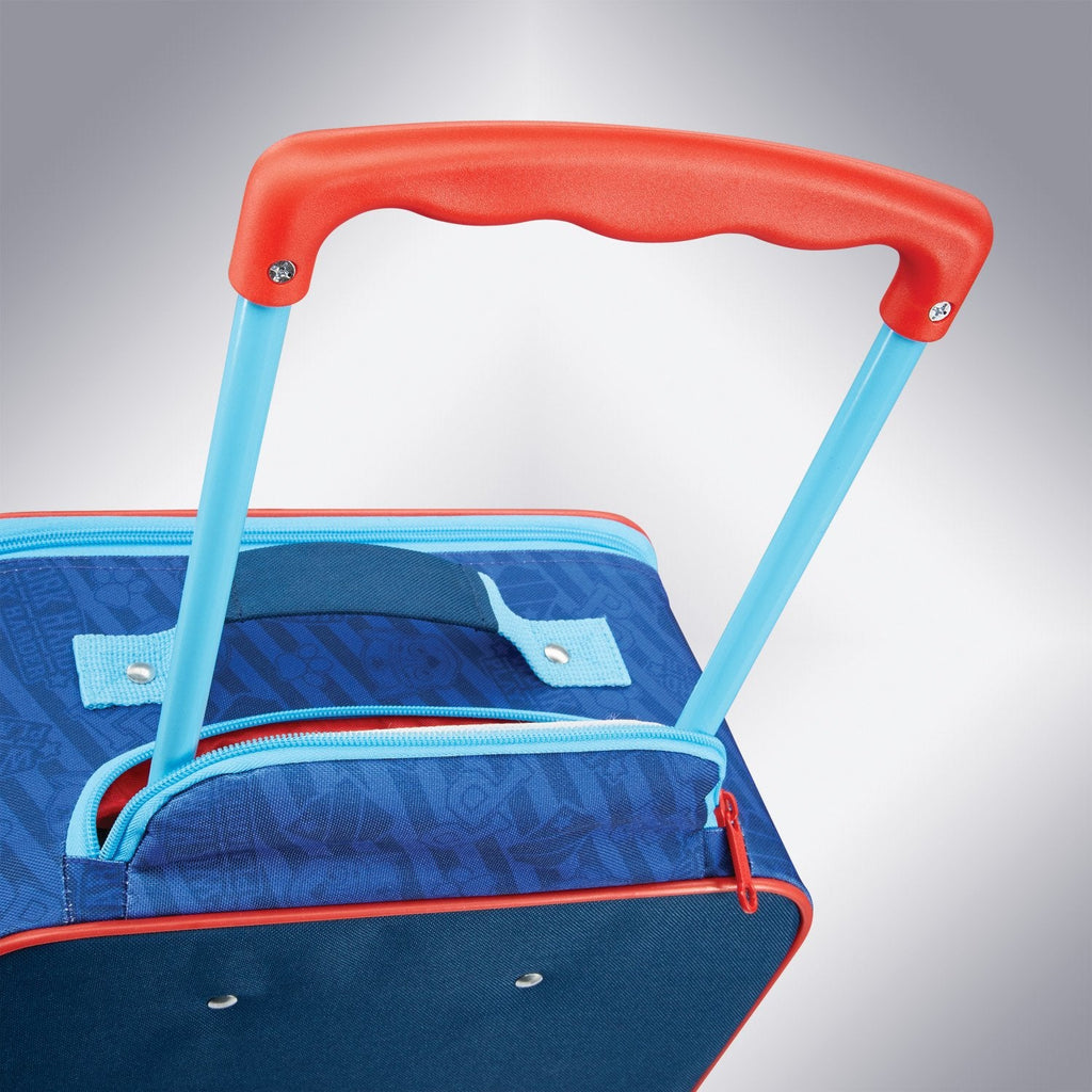 American Tourister Kids' Paw Patrol Softside Upright 18, Red/Blue