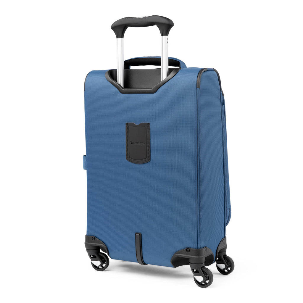 Travelpro Maxlite 5 Softside Expandable Luggage with 4 Spinner Wheels, Lightweight Suitcase, Men and Women, Ensign Blue, Compact Carry-on 20-Inch