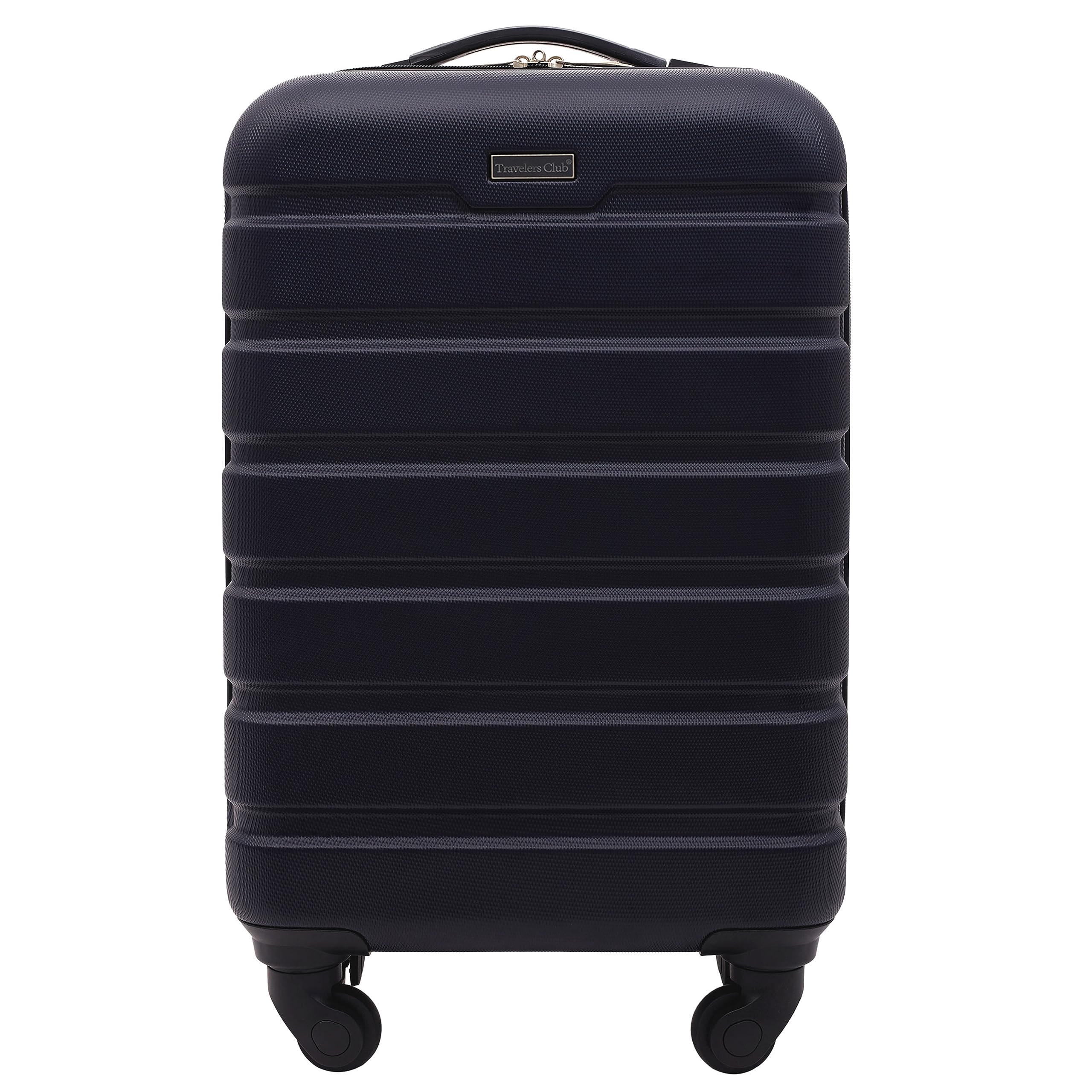 Travelers Club Harper Luggage, Blue, 22-Inch Carry-On