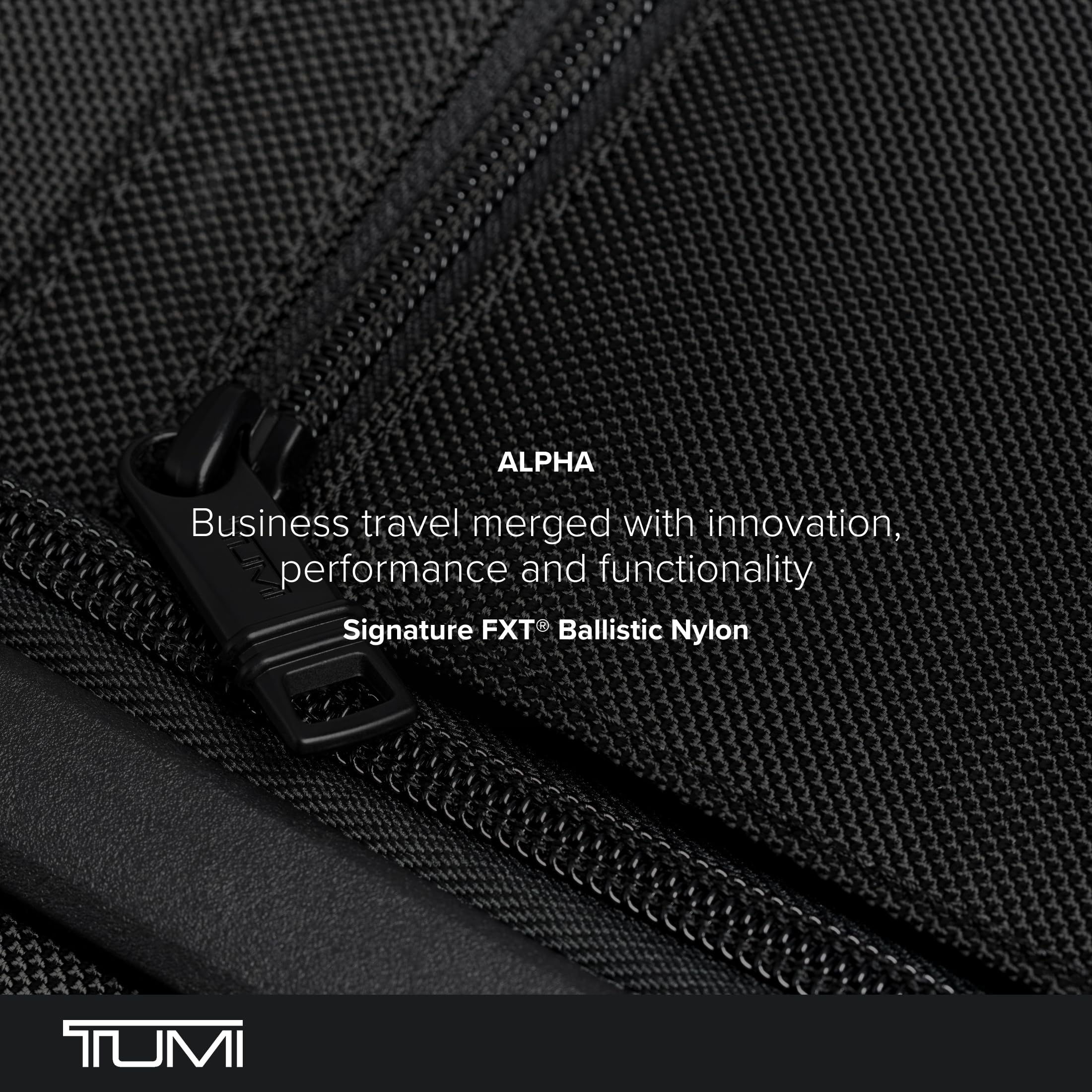 TUMI - Alpha X-Large Dual Access Expandable 4-Wheeled Checked Luggage - Zipper Expansion - Durable Ballistic Nylon - Extra Large Capacity Suitcase with TSA Lock - Navy