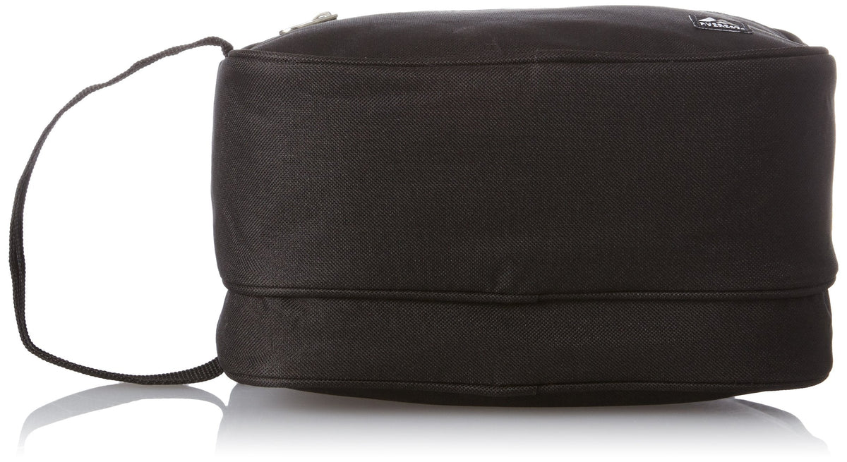 Everest 578W Dual Compartment Toiletry Bag, Black, One Size