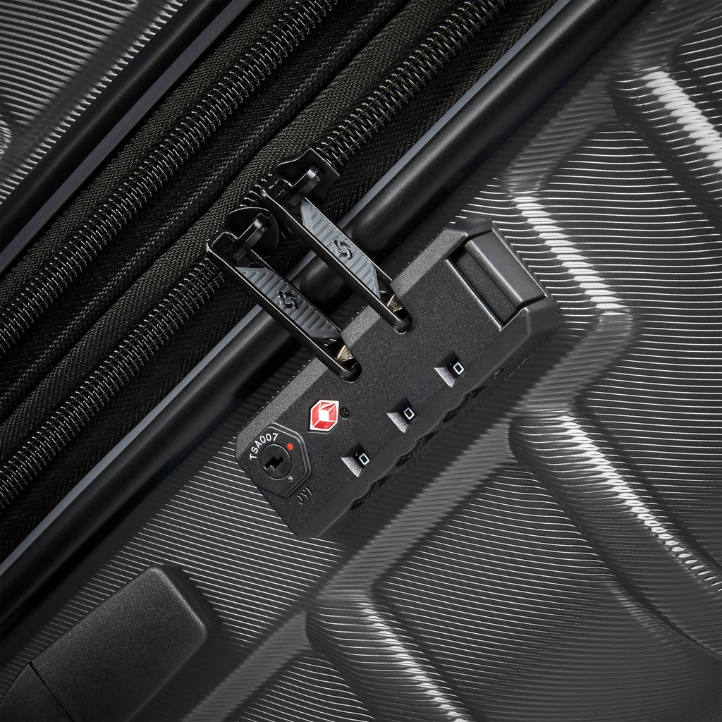Samsonite Omni 2 Hardside Expandable Luggage with Spinner Wheels, LARGE SPINNER, SOLID CHARCOAL