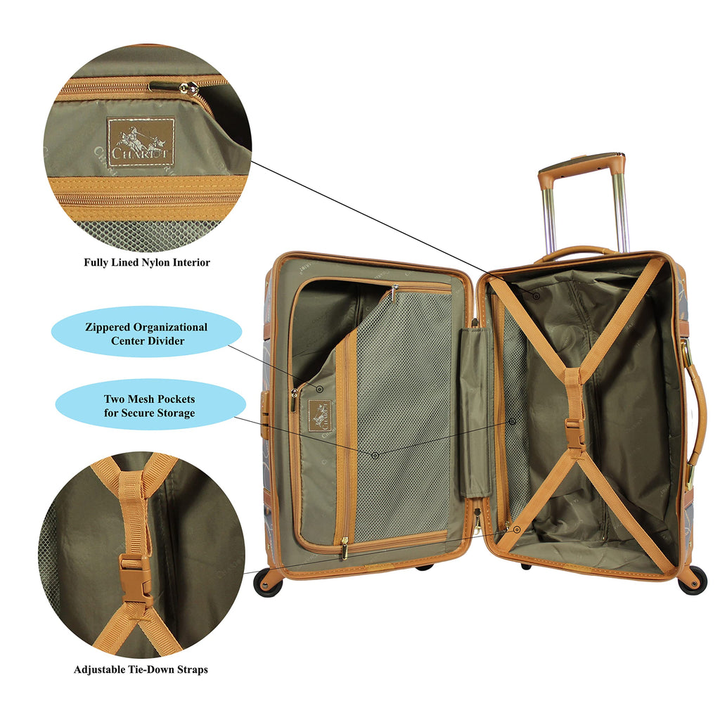 Chariot Gatsby Vintage Hardside Carry-On Train Case – NEW Airline Approved Size