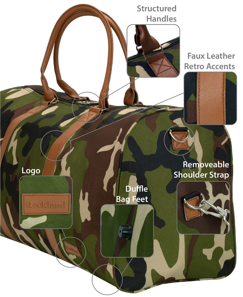 25" Weekend Travel Duffle Bag