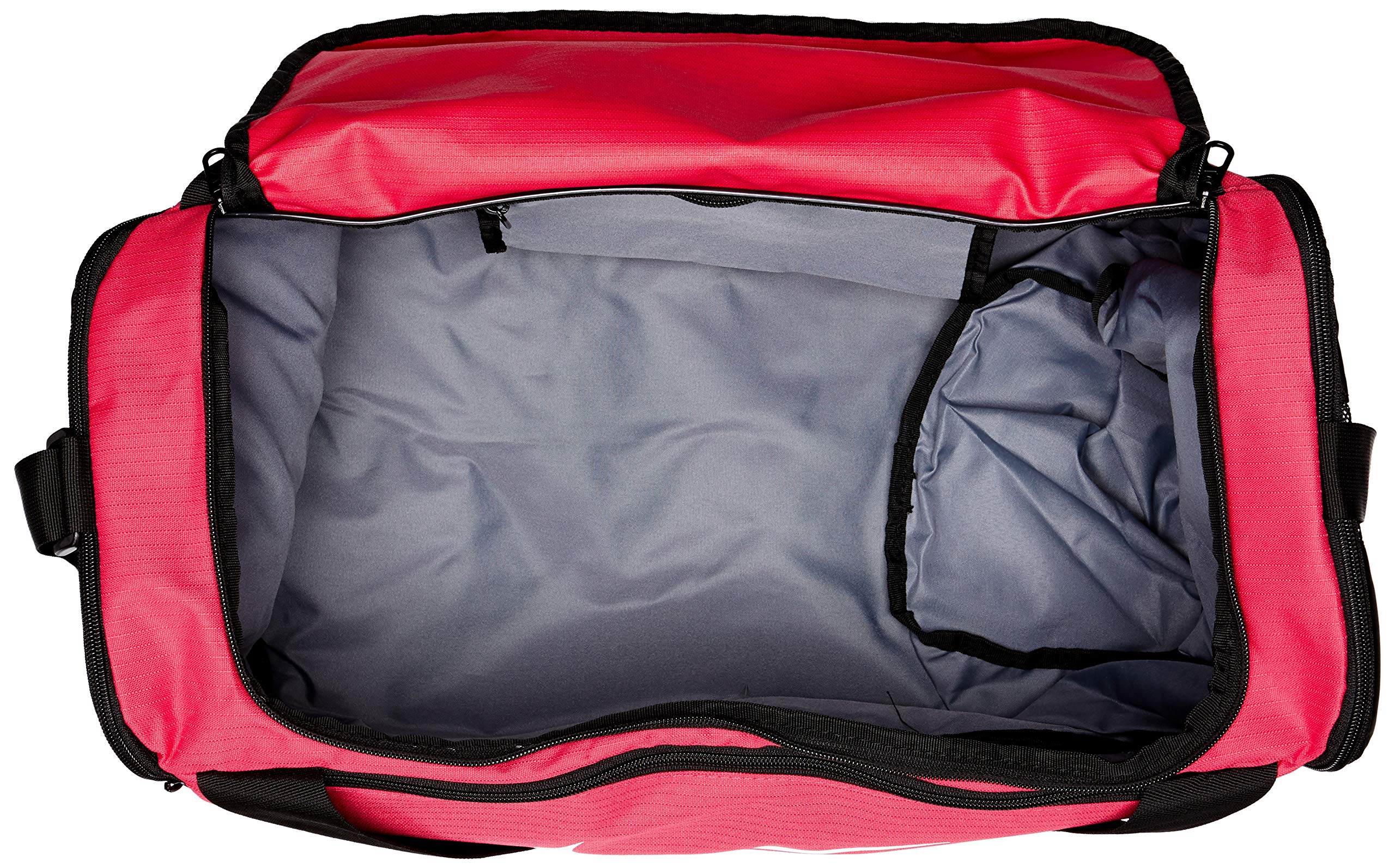 NIKE Brasilia Small Duffel - 9.0, Rush Pink/Black/White, Misc