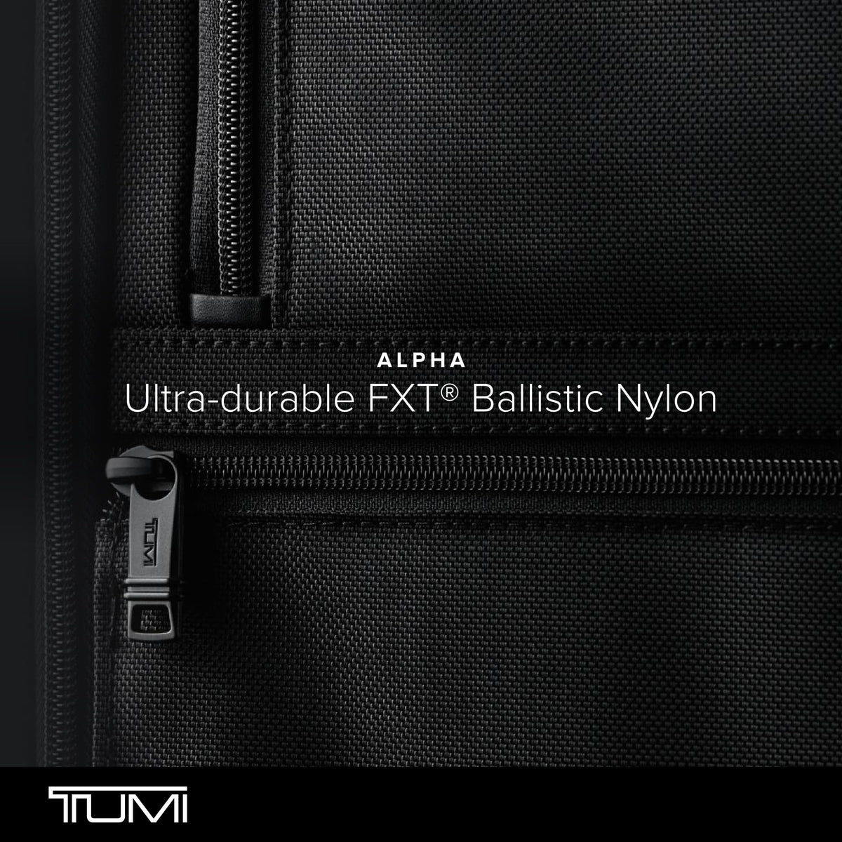 TUMI - Alpha Medium Dual Access Expandable 4-Wheeled Checked Luggage - Zipper Expansion - Durable Ballistic Nylon - Medium Capacity Suitcase with TSA Lock - Navy Blue