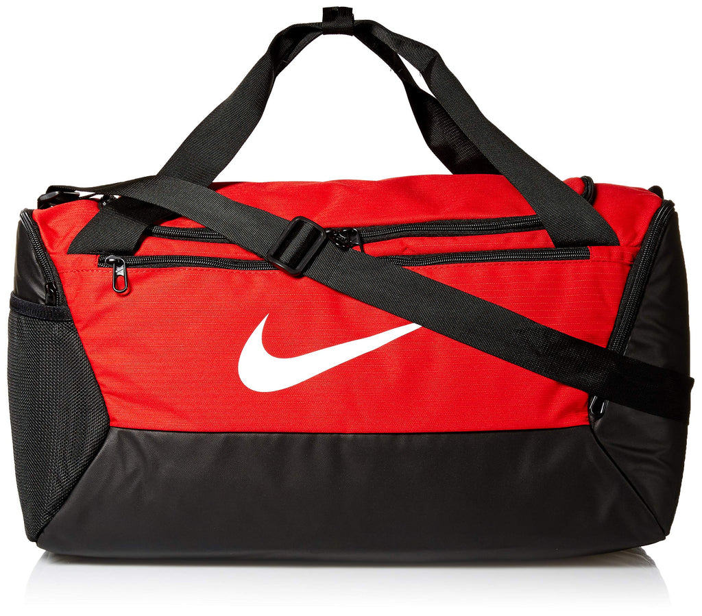 NIKE Brasilia Small Duffel - 9.0, University Red/Black/White, Misc