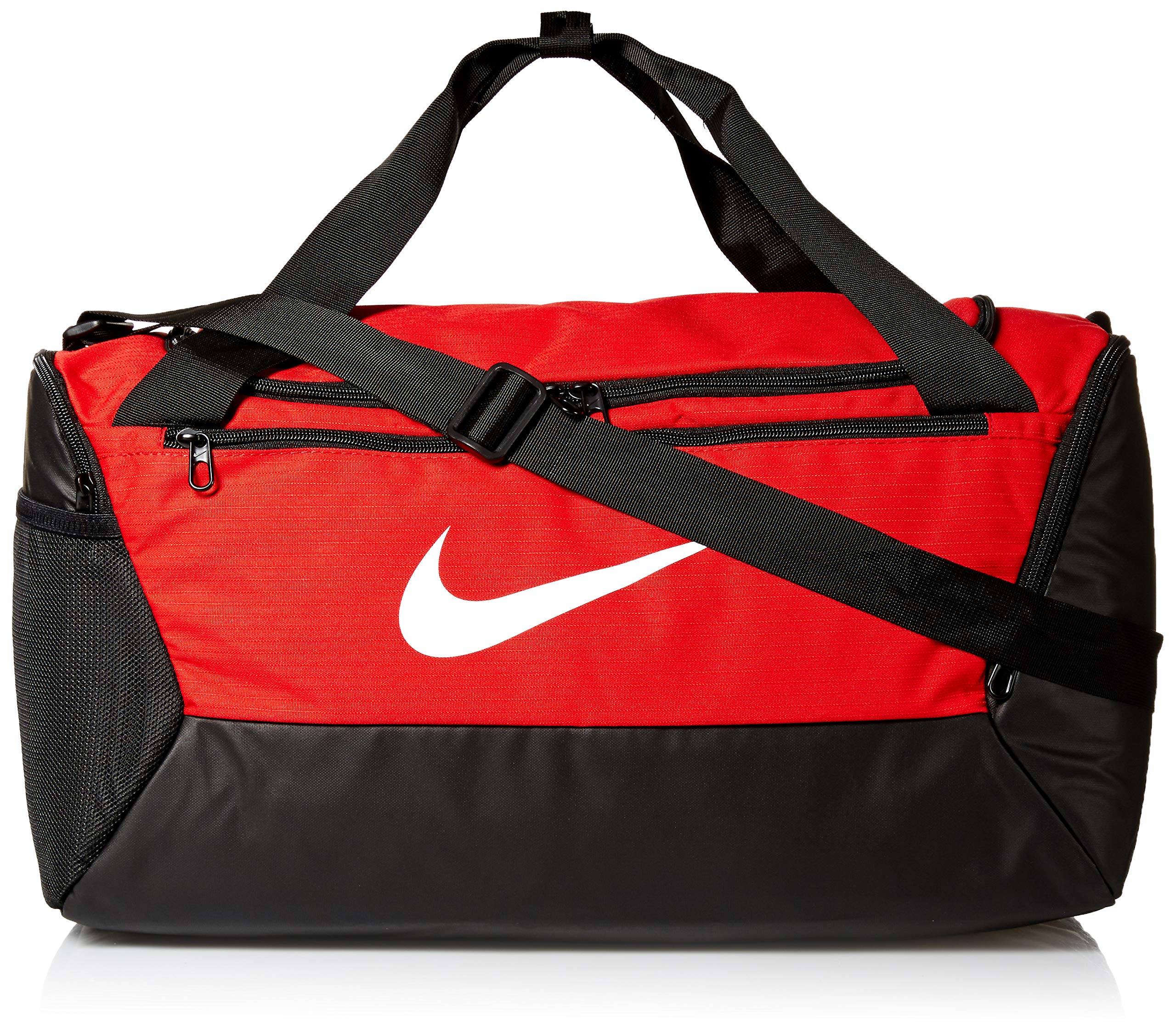 NIKE Brasilia Small Duffel - 9.0, University Red/Black/White, Misc