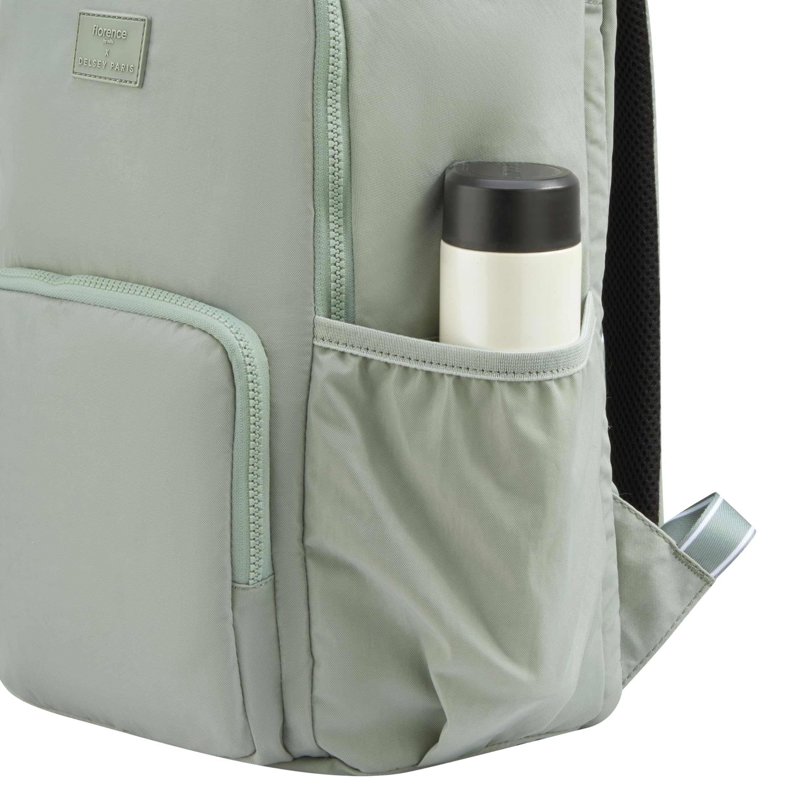 florence by mills Fresh Start Laptop Travel Backpack, Sage Green
