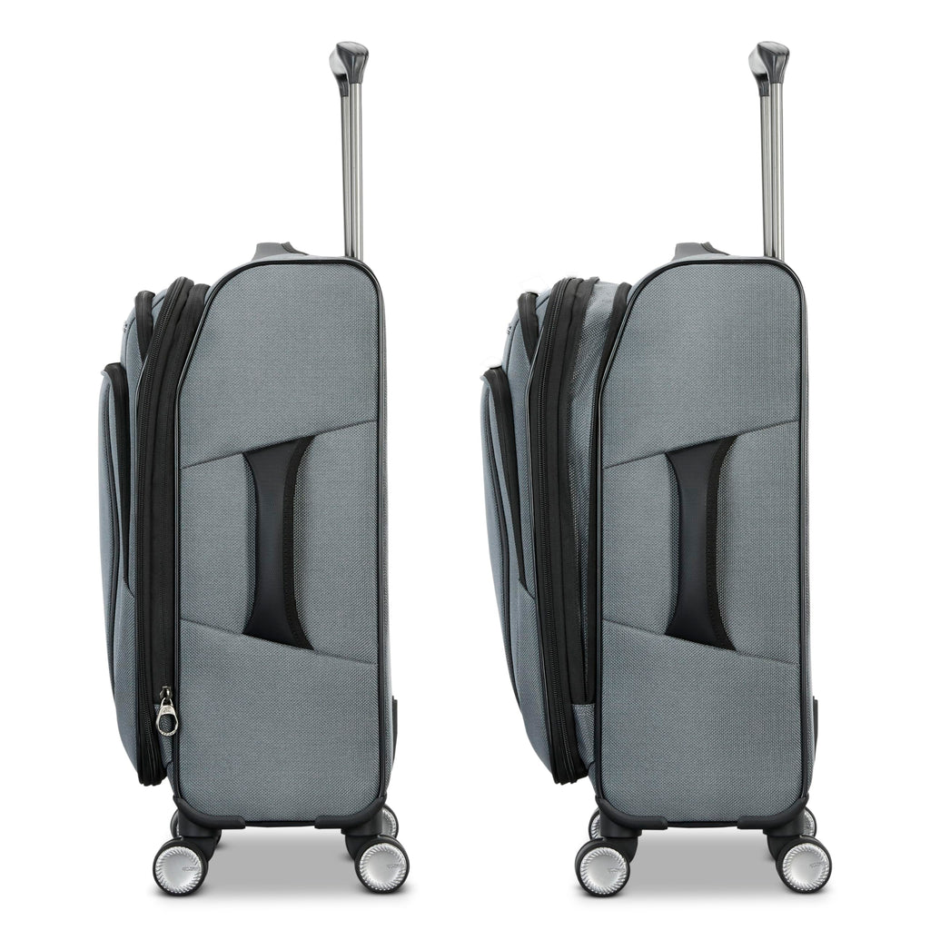 American Tourister Dash XLT 2 Piece Soft Side Expandable Luggage Set with Spinner Wheels, Graphite