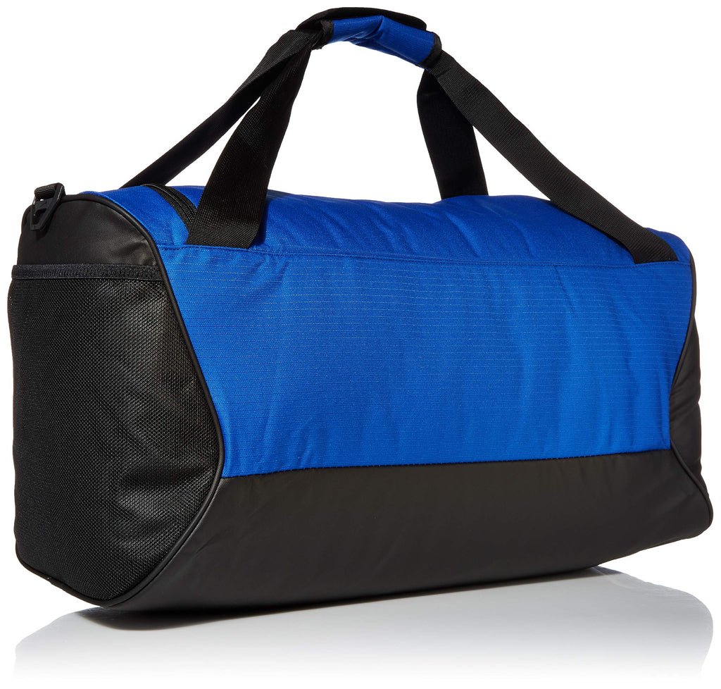 Nike Brasilia Training Medium Duffle Bag, Durable Nike Duffle Bag for Women & Men with Adjustable Strap, Game Royal/Black/White