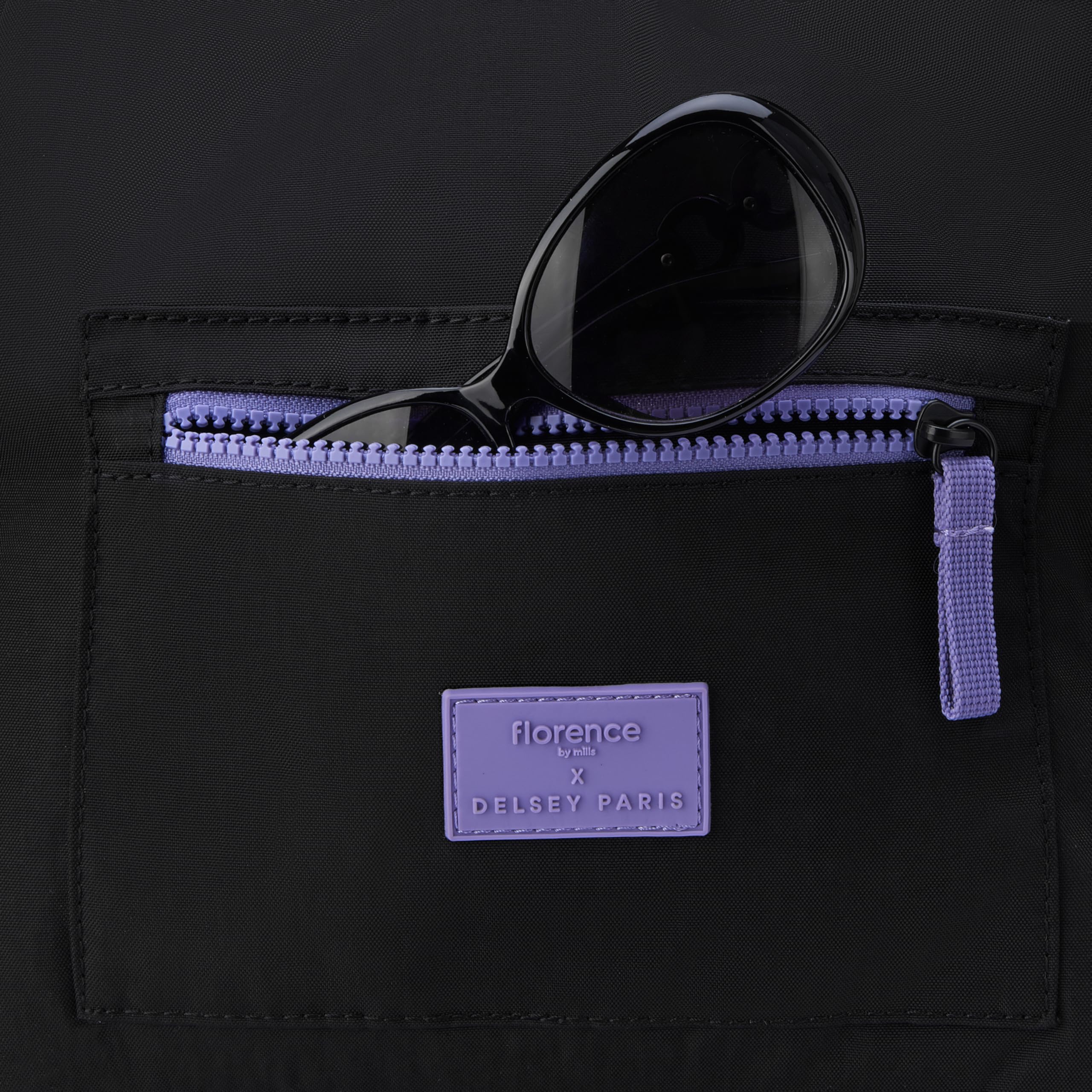 florence by mills Yours Truly Bucket Travel Bag, Black