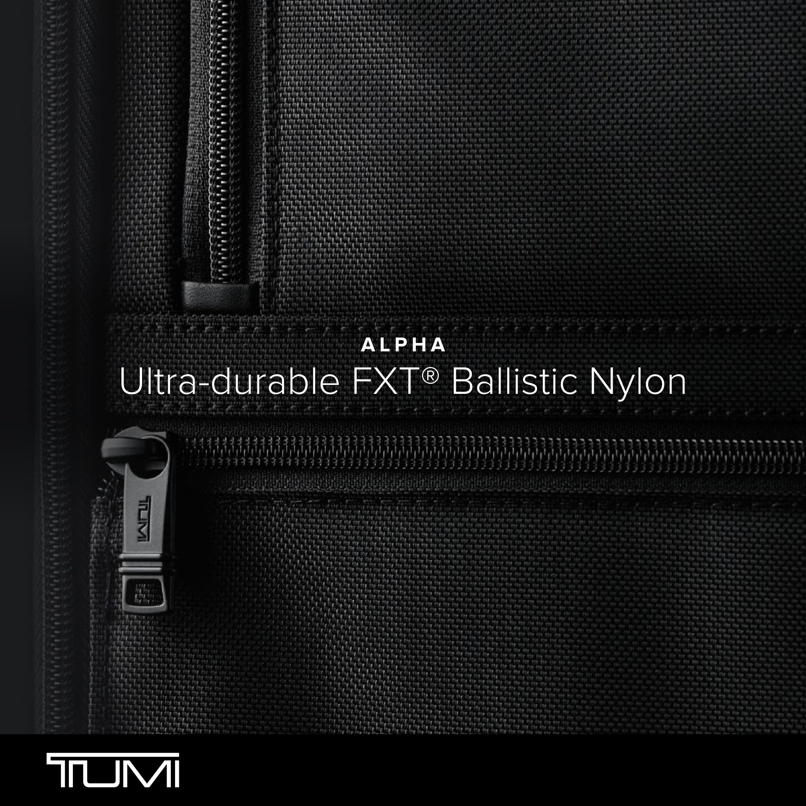 TUMI - Alpha Compact Laptop Bag Brief Pack - Travel Laptop Backpack for Business Tracer - Ballistic Nylon - Black