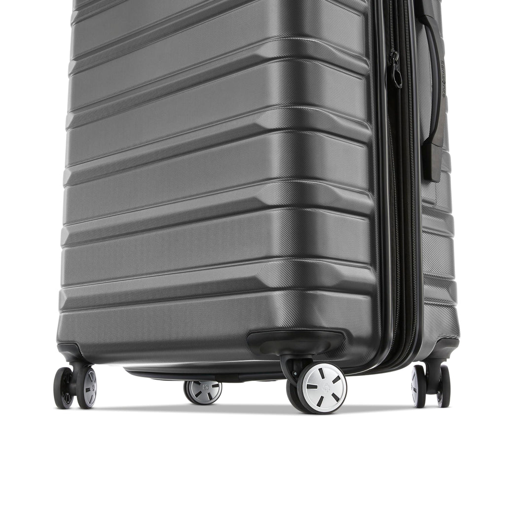 Samsonite Omni 2 Hardside Expandable Luggage with Spinner Wheels, LARGE SPINNER, SOLID CHARCOAL