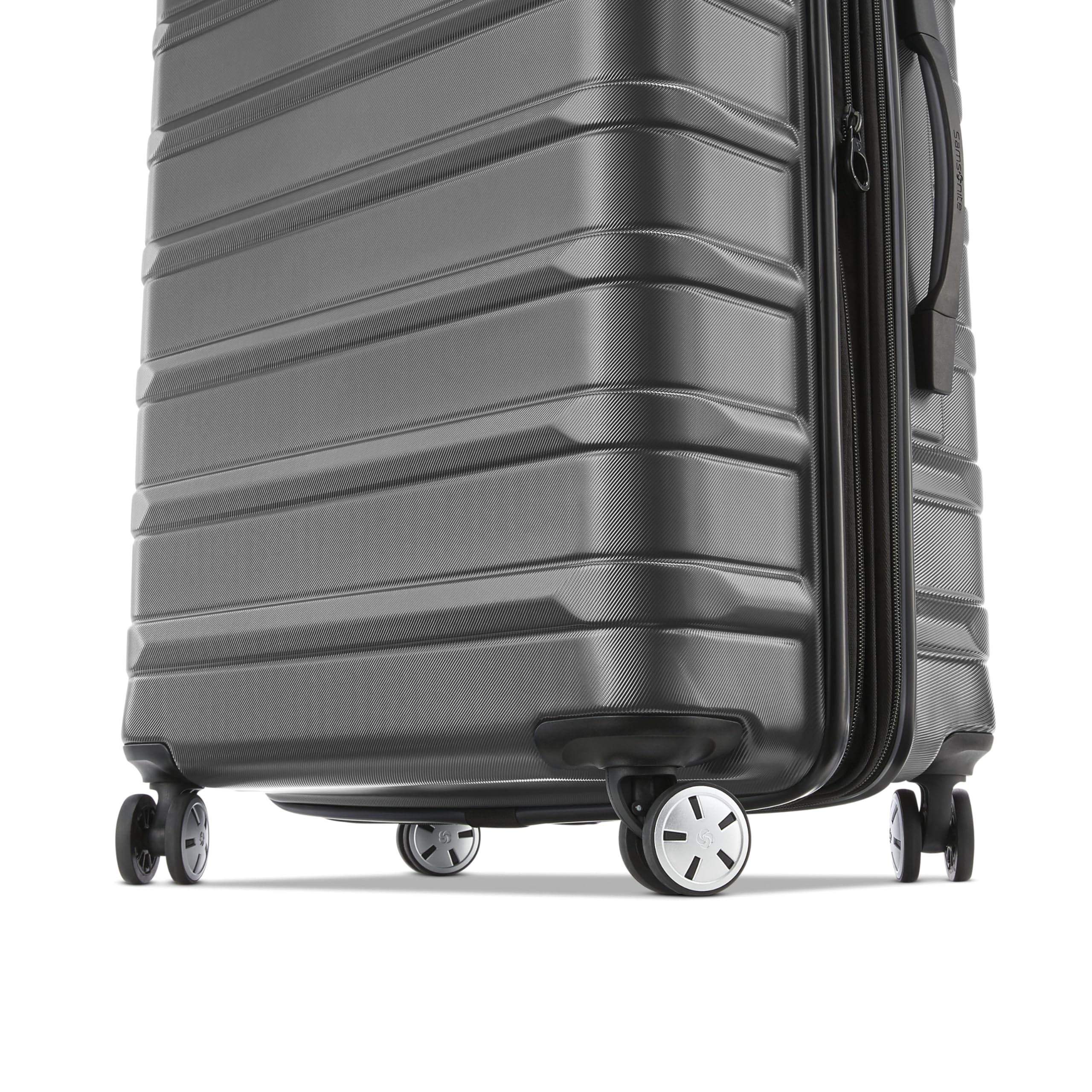 Samsonite Omni 2 Hardside Expandable Luggage with Spinner Wheels, LARGE SPINNER, SOLID CHARCOAL
