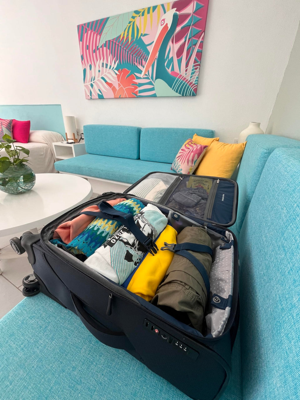 Ricardo Beverly Hills Avalon Softside Medium Check-In Luggage Made with Sustainable 100% Recycled PET (rPET), Lightweight, Eco-Friendly Travel, Expandable, Dual Spinner Wheels, Juniper Green, 28-inch