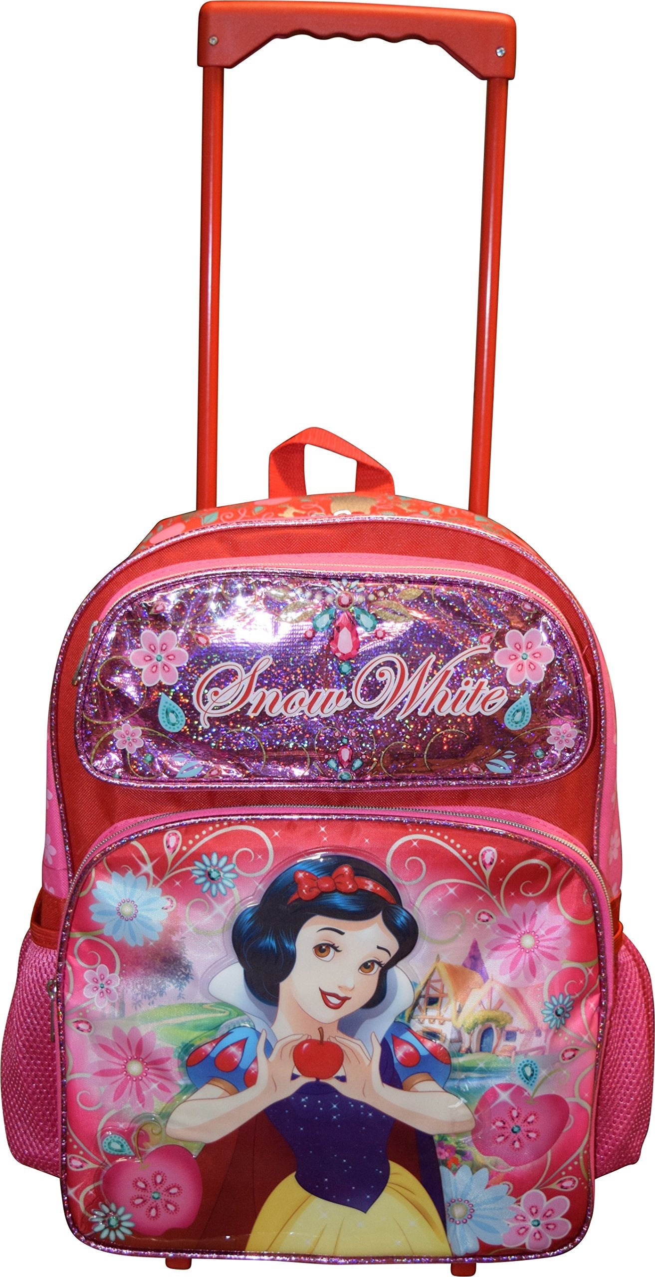 Disney Princess Snow White 16" Softside Rolling Luggage Wheeled Backpack