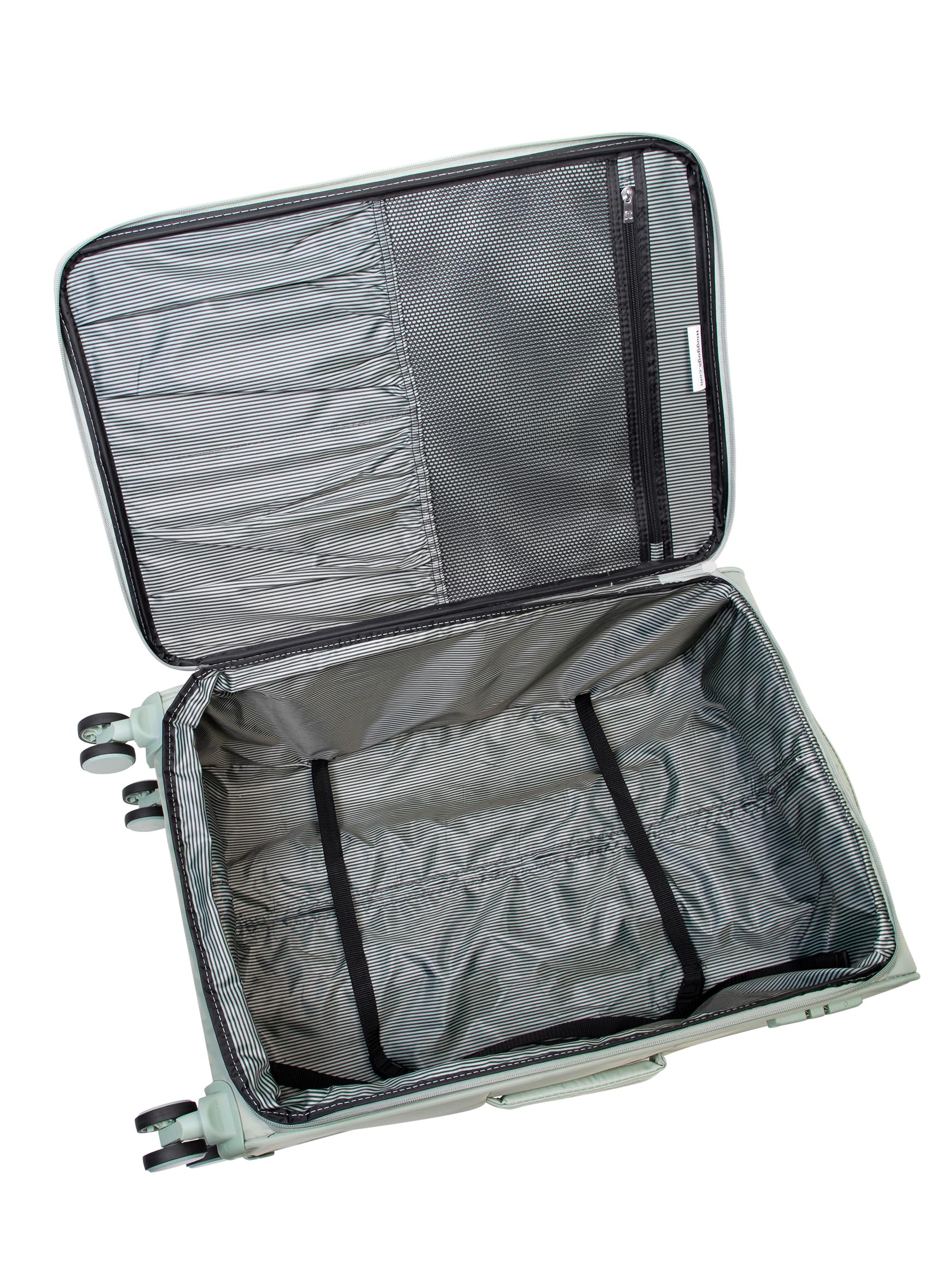 It Luggage Lustrous Luxe 32" Softside Checked 8 Wheel Spinner, Desert Sage