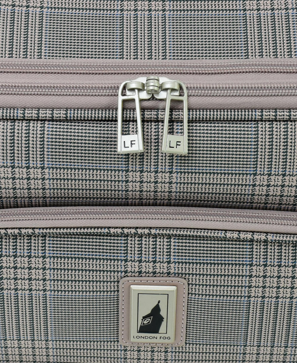 London Fog Brentwood IV 25" Expandable Spinner, Rose Charcoal