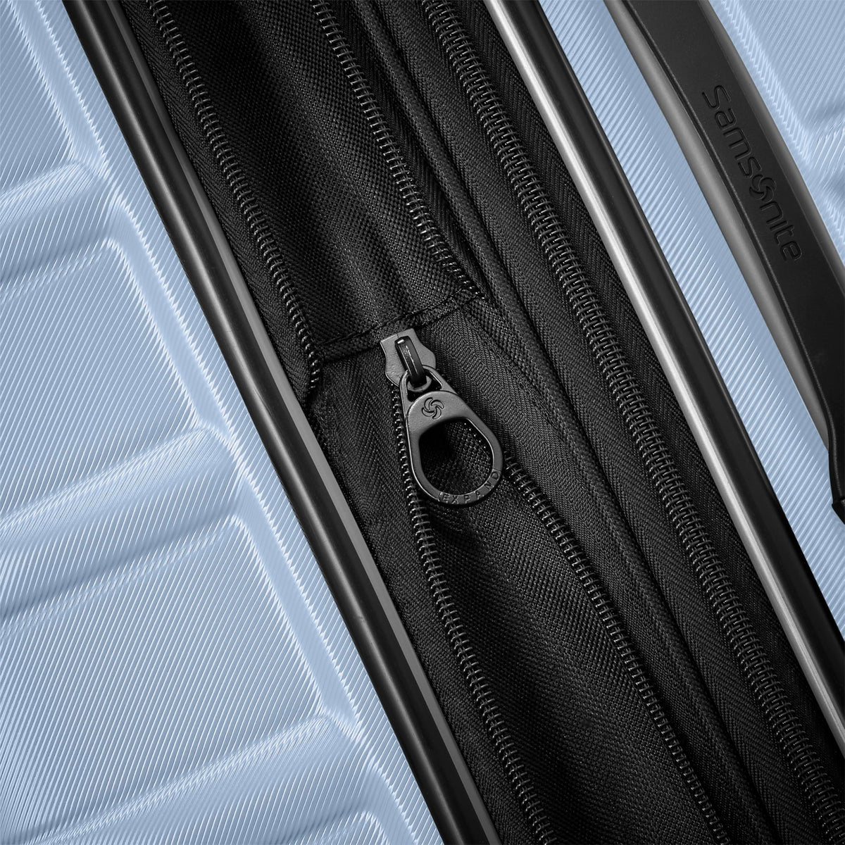 Samsonite Omni 2 Hardside Expandable Luggage with Spinner Wheels, 2PC SET (CO/L), Pale Blue