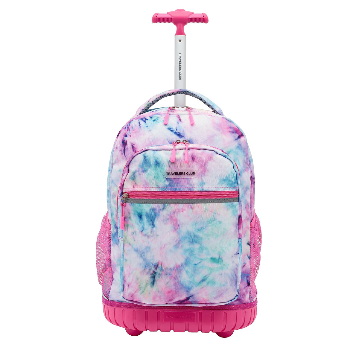 Travelers Club 18" Rolling Backpack with Shoulder Straps, Tye Dye