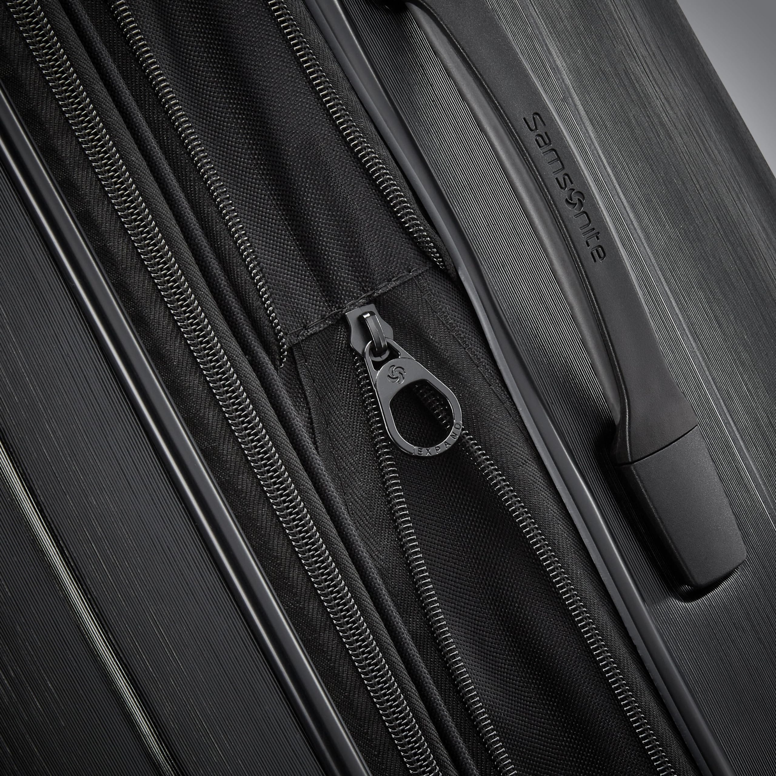 Samsonite Centric 2 Hardside Expandable Luggage with Spinner Wheels, Black, Checked-Large 28-Inch