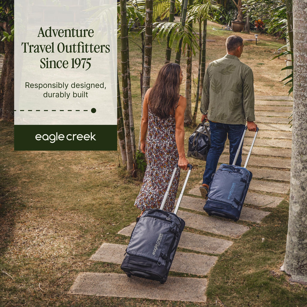 Eagle Creek Cargo Hauler XT Wheeled Duffel - Wheeled Backpack Duffel - Deployable Backpack Straps - Lockable U-Lid & Easy Access Compartment - 29" - Duck Green