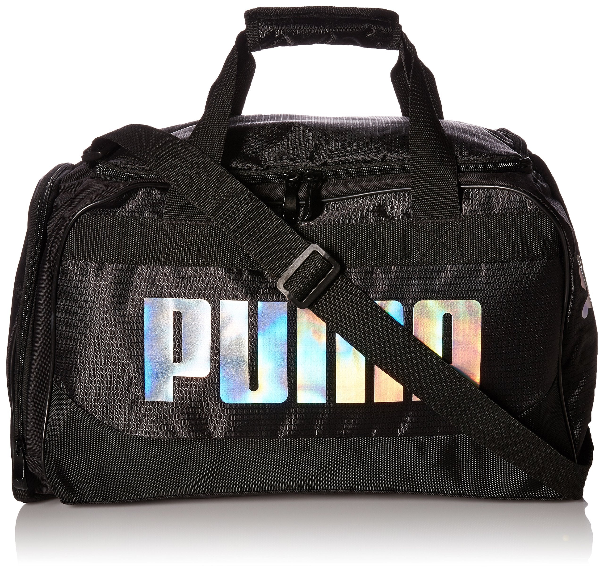 PUMA Women's Evercat Dispatch Duffel, Black/Multi, OS