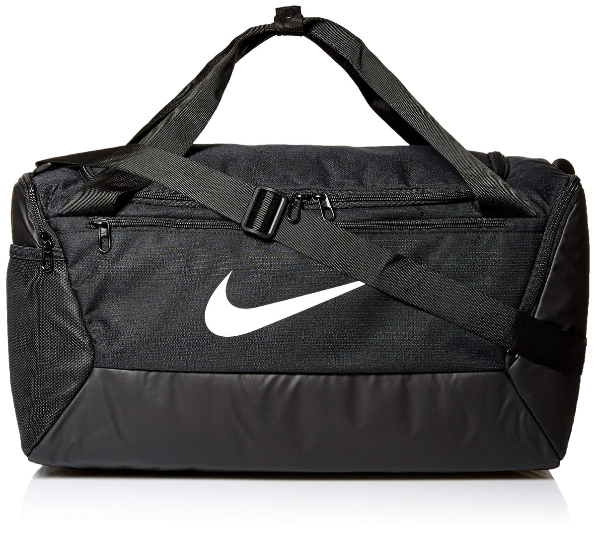 NIKE Brasilia Small Duffel - 9.0, Black/Black/White, Misc