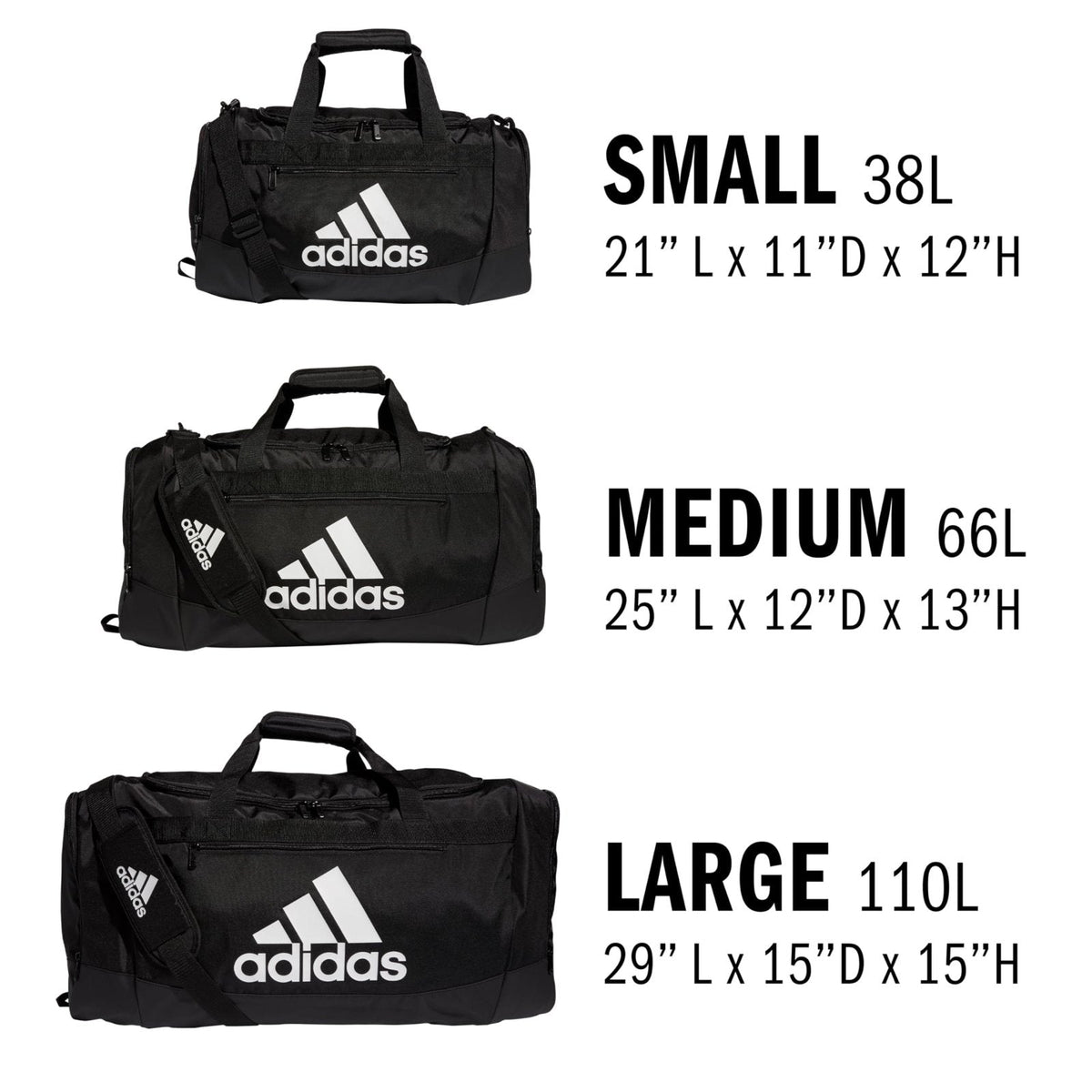 adidas Unisex Defender 4.0 Gym Duffel Bag for Men and Women