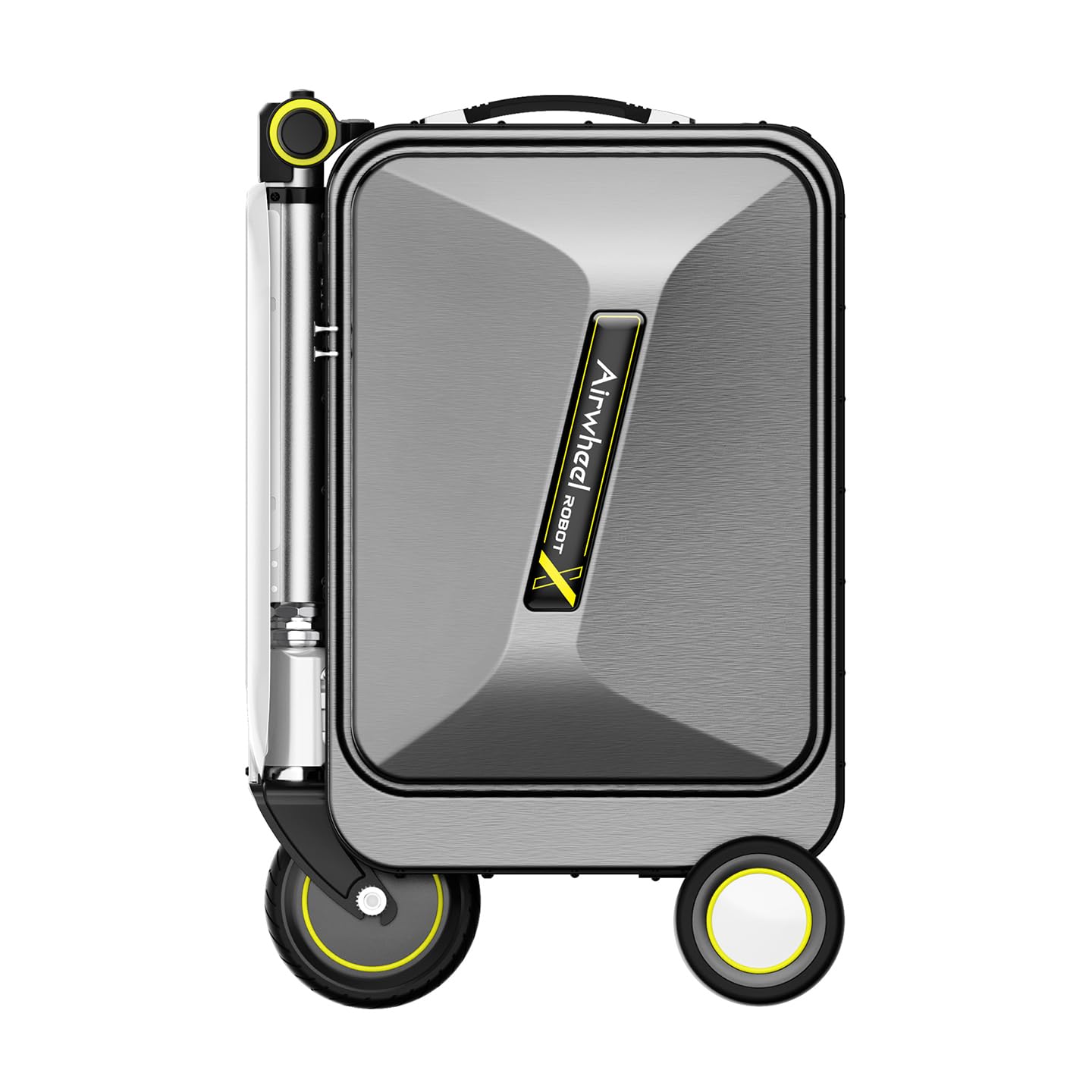 Airwheel SE3SX Smart Riding Electric Luggage, Carry on suitcase, New Upgraded Lightweight Model with TSA Lock, USB Charging for Effortless Travel (matte black)