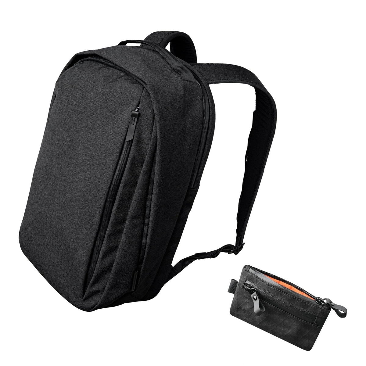 ALPAKA Metro Backpack Pro and Zip Pouch - Fits 15.6" Laptop Business Travel Backpack with YKK Zippers, MOD Key Leash & Luggage Pass-through, RFID-Blocking Small Cash and Card Zip Wallet with YKK Zipp