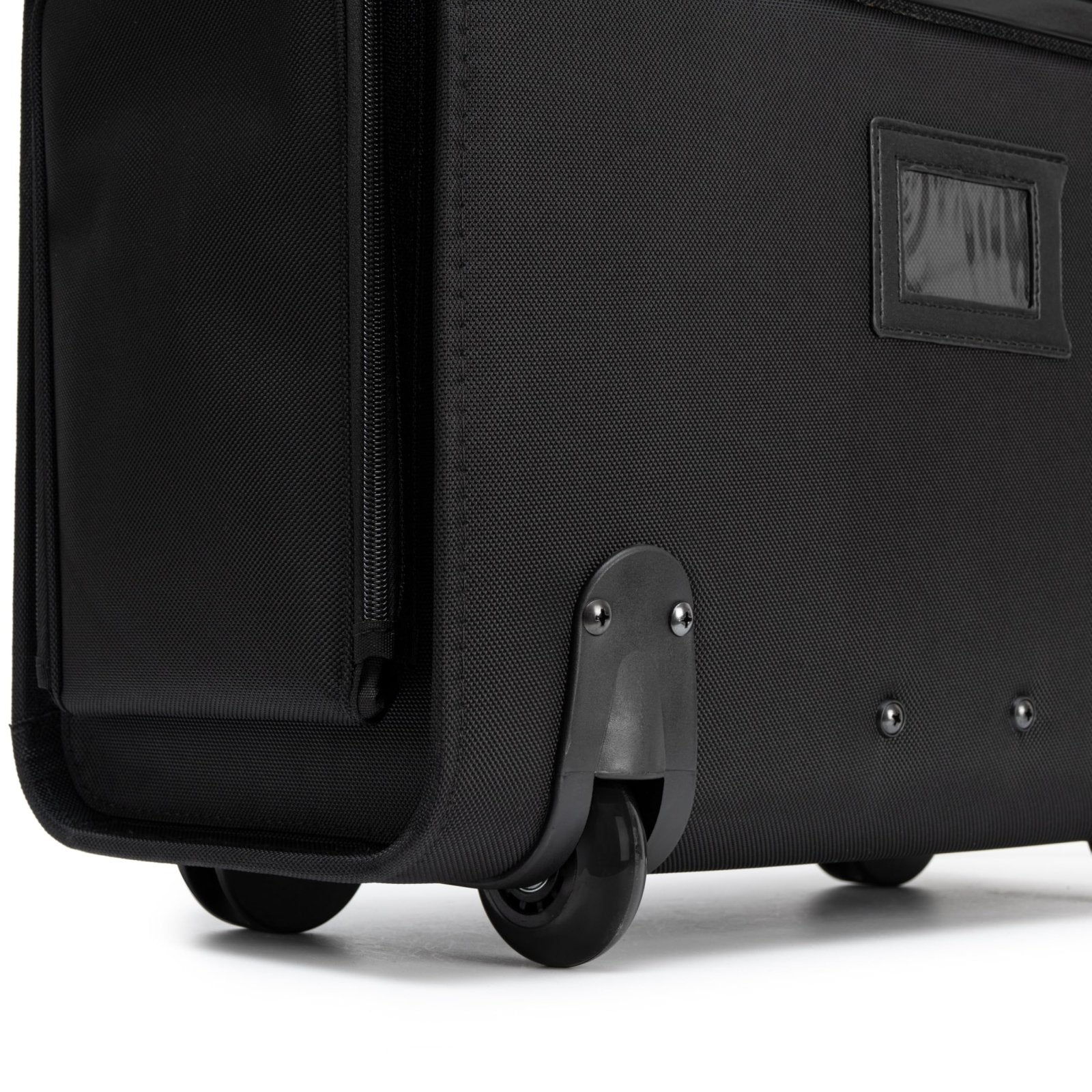 Alpine Swiss Rolling Briefcase Work Overnight Travel Bag Dual Locks Carry on Business Attache Case Black