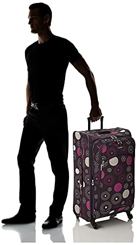 American Flyer Luggage Fireworks 5 Piece Spinner Set, Purple, One Size