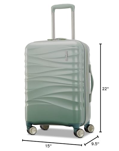 American Tourister 20 - inch Spinner, Sage Green, 20 - inch Spinner