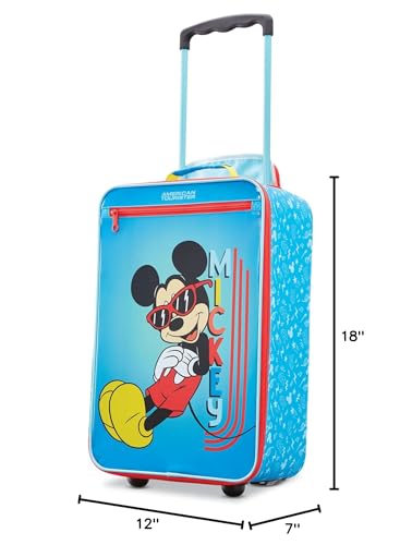 American Tourister Disney Softside Upright Luggage, Mickey, Carry - On 18 - Inch
