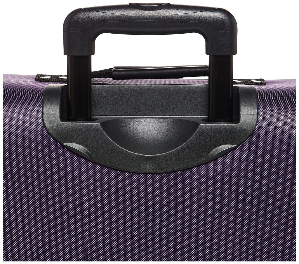 American Tourister Pop Max Softside Luggage with Spinner Wheels, Purple, 3 - Piece Set (21/25/29)