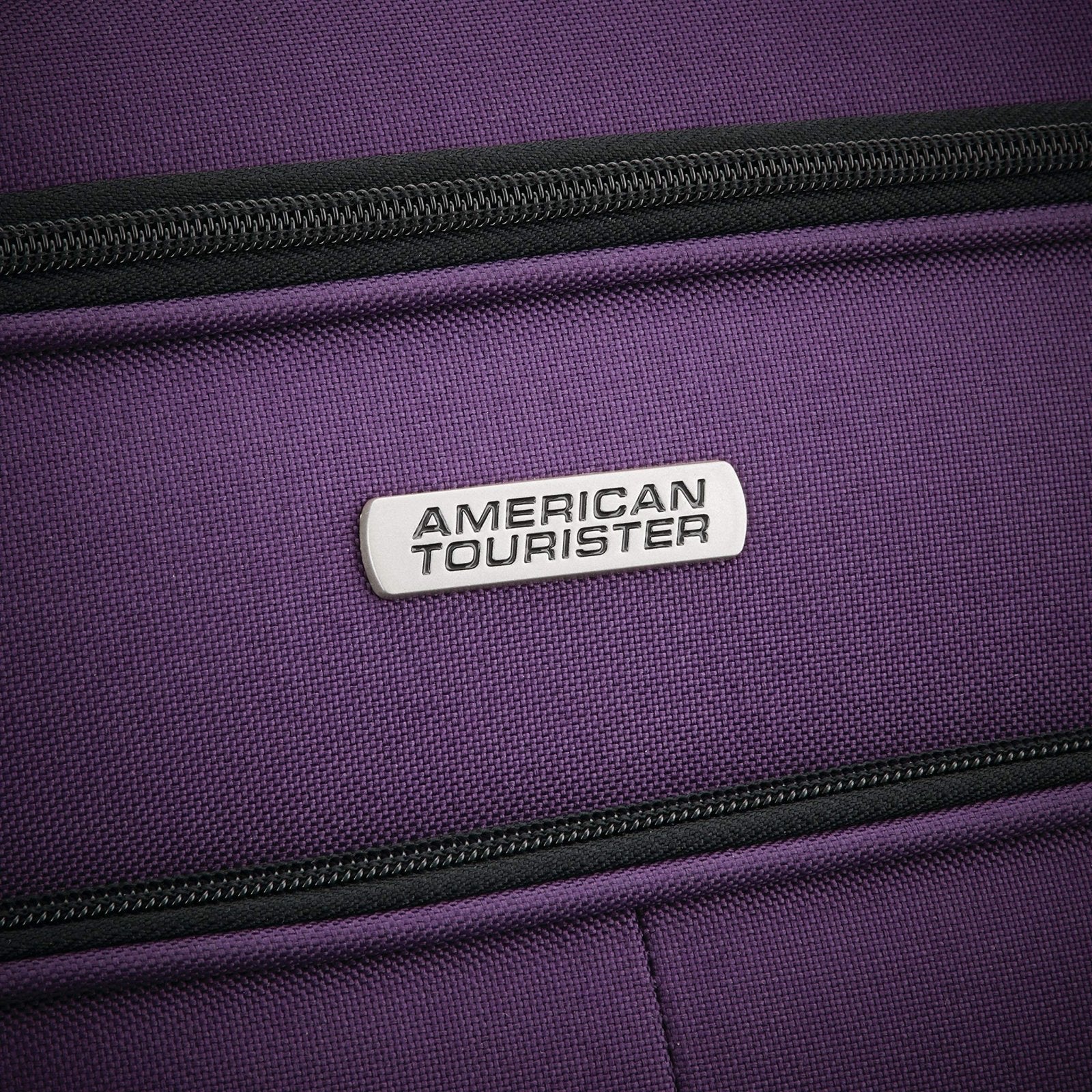 American Tourister Pop Max Softside Luggage with Spinner Wheels, Purple, 3 - Piece Set (21/25/29)