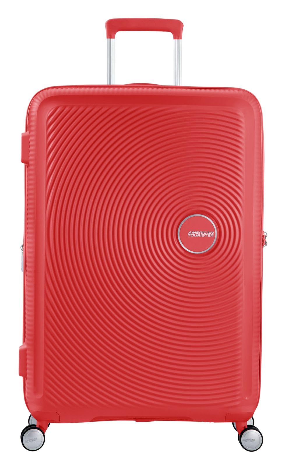 American Tourister Soundbox, Red (Coral Red), Spinner L EXP (77 cm - 97/110 L), Soundbox