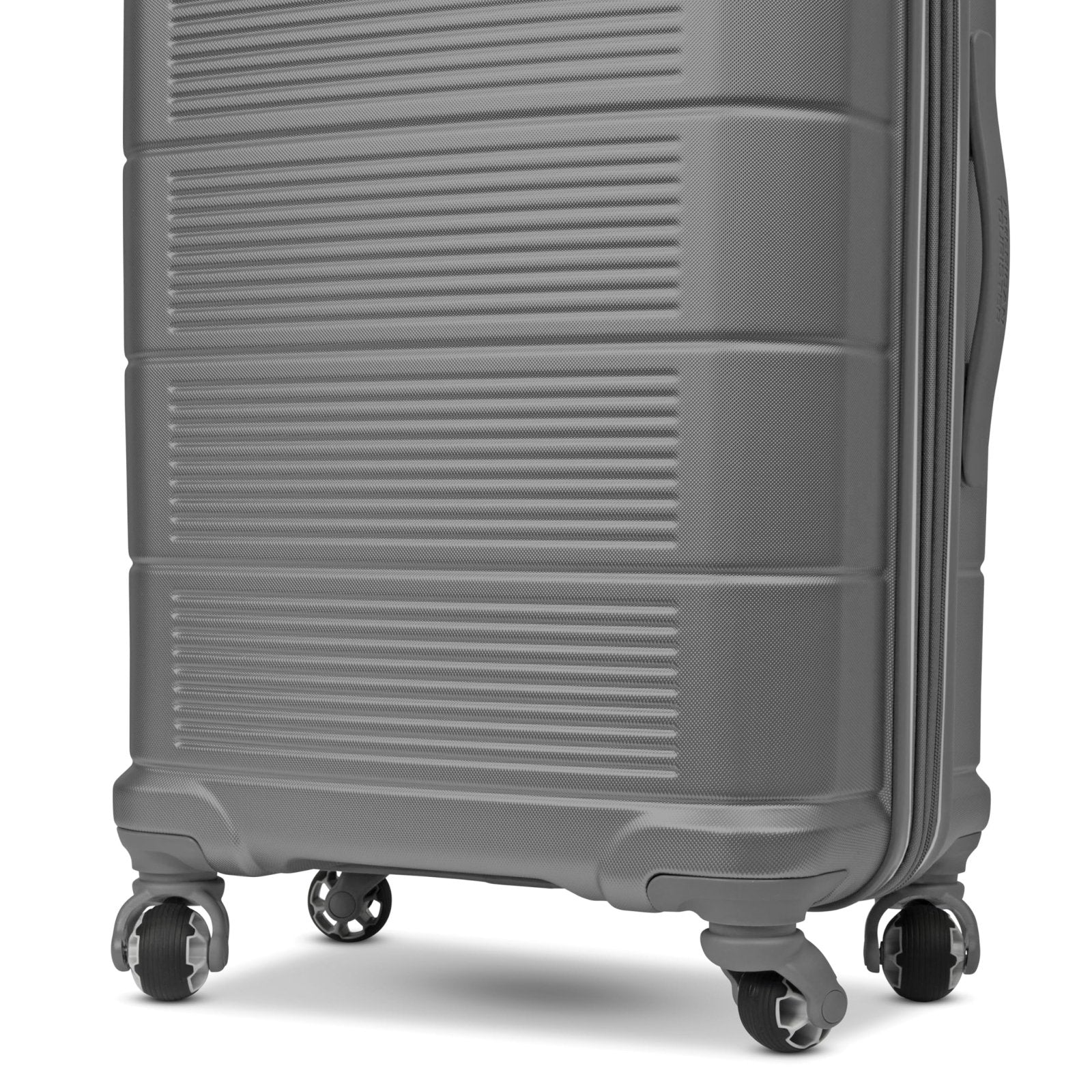American Tourister Stratum 2.0 Expandable Hardside Luggage with Spinner Wheels, 2PC SET 20/24, Silver